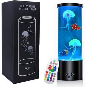Upgraded Jellyfish Lamp, Electric Jellyfish Lava Lamp for Adults, Jellyfish Tank Table Lamp, Color Changing Jellyfish Aquarium, Home Decor and Room Mood Light in Saudi Arabia
