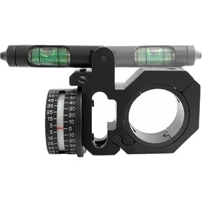 HWZ Angle Degree Indicator with Bubble Level Spirit, Fits 25.4mm and 30mm