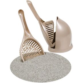 PETMATE Scoop N Hide Deep-Bucket Cat Litter Scoop Built-In Rake 3 Colors, Multi in Kuwait