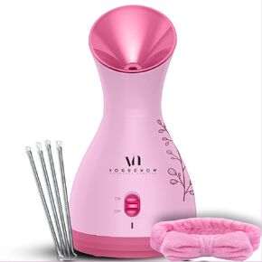 Facial Steamer Spa Kit with Complimentary 8 Skin Care Tools | Face Steamer for Facial Deep Cleaning with Towel Warmer & Humidifier Mode| Self Care Gifts for Women, Spa Gifts, Birthday Gifts for Women