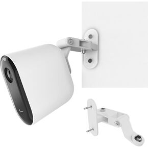 Universal Adjustable Metal Wall Mount for Arlo Pro 4 2 3 / Arlo Ultra, Arlo Essential Spotlight and 1/4 Threaded Cameras, Security Camera Mounting Bracket for Enhanced Security and Viewing Angle