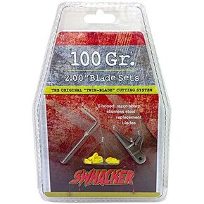 Swhacker 100 Grain 2in Replacement Blades - 6 Pack