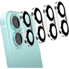 4 Pack Camera Lens Protector for iPhone 16 Pro Max 6.9'',iPhone 16 Pro 6.3'' Tempered Glass Camera lens Screen Protector Camera Cover [Case Friendly] for iPhone 16 PRO Max 5G 2024,Clear