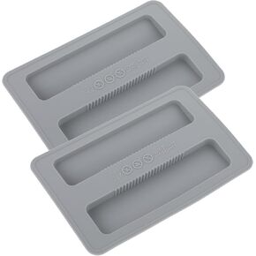 Toaster Cover, 2Pcs Silicone Toaster Dust Cover Grey Toaster Appliance Top Cover Kitchen Bread Maker Lid Reusable Top Cover for Bread Sandwich Machine Bread Maker Accessories