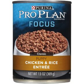 Purina Pro Plan Focus Chicken Rice Entree Canned Puppy Food (12x13oz)