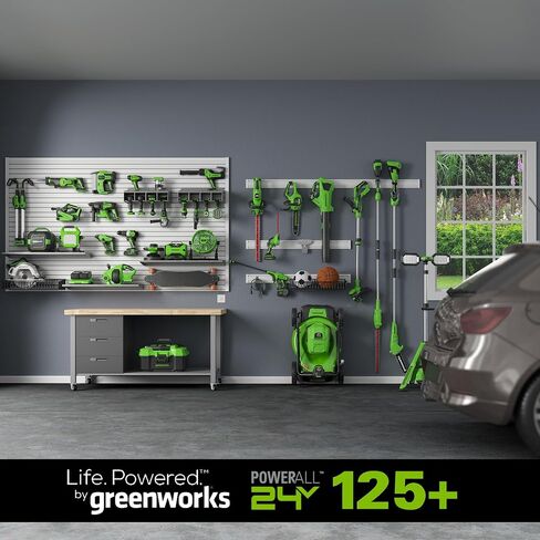 مكنسة كهربائية لاسلكية 24 فولت سعة 3 جالون من GreenWorks مع خرطوم، وشق، وفوهة أرضية، والبطارية والشاحن غير متضمنين، رطب/جاف (الأداة فقط)، أخضر in Saudi Arabia