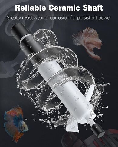 Pawfly 3 W Aquarium Wave Maker 800 GPH مضخة دوران غاطسة قابلة للتعديل لخزانات الأسماك حتى 50 جالون مضخة مياه لرأس حوض السمك مع قاعدة كأس شفط قوية in Saudi Arabia