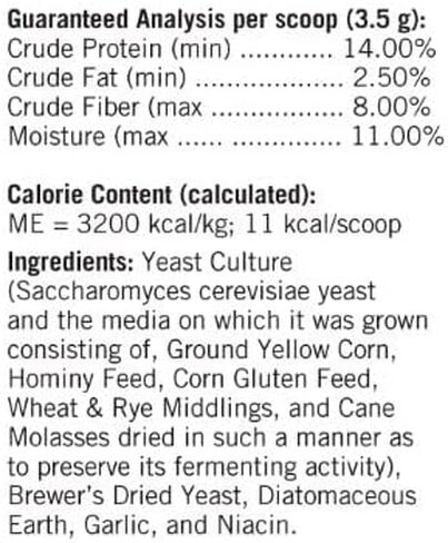 Brewer's Yeast Powder for Dogs - Garlic Flavoring, Vitamin B, Natural B-Complex, Niacin & Healthy Skin & Coat (5 Pounds) in Saudi Arabia