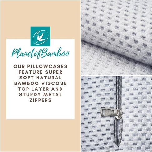 Bamboo Replacement Wedge Pillow Cover (25 x 24 x 12) with Zipper - Sweat-Absorbent, Moisture-Wicking, Odor-Free Wedge Pillow Case Cover – White in Saudi Arabia
