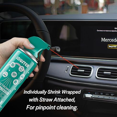 Keyboard Cleaner Air Spray - Air Duster Compressed Air Can for PS5, Computer, PC, Keyboard, Electronics, 3PCS(10oz) in Saudi Arabia
