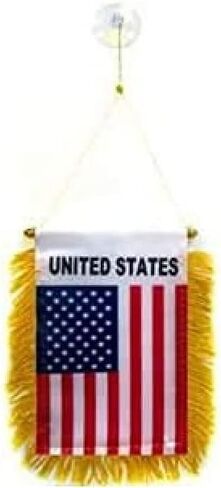 AZ FLAG Italy Mini Banner 6'' x 4'' - Italian Pennant 15 x 10 cm - Mini Banners 4x6 inch Suction Cup Hanger in Saudi Arabia