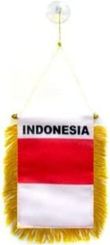 AZ FLAG Italy Mini Banner 6'' x 4'' - Italian Pennant 15 x 10 cm - Mini Banners 4x6 inch Suction Cup Hanger in Saudi Arabia