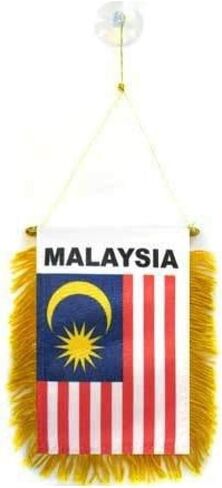 AZ FLAG Italy Mini Banner 6'' x 4'' - Italian Pennant 15 x 10 cm - Mini Banners 4x6 inch Suction Cup Hanger in Saudi Arabia