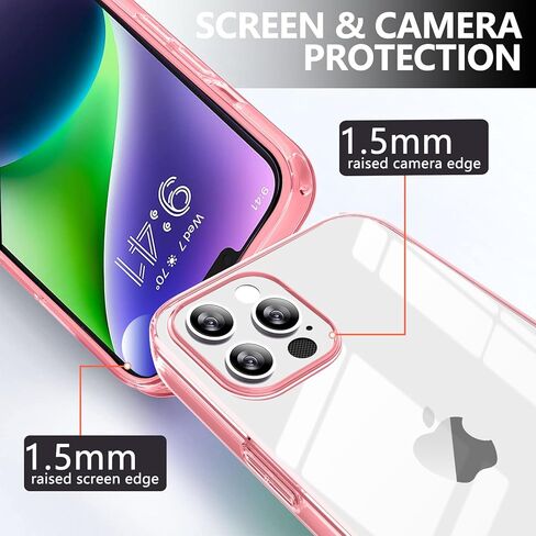 for iPhone 11 Case,Cute Wave Frame Clear Anti-Scratch Protective Phone Case,Soft TPU Slim Fit Flexible Phone Cover PC Bumper Shockproof Full-Body Protective Cover,Purple(5-4) in Saudi Arabia