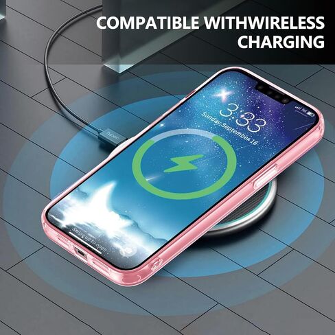 for iPhone 11 Case,Cute Wave Frame Clear Anti-Scratch Protective Phone Case,Soft TPU Slim Fit Flexible Phone Cover PC Bumper Shockproof Full-Body Protective Cover,Purple(5-4) in Saudi Arabia