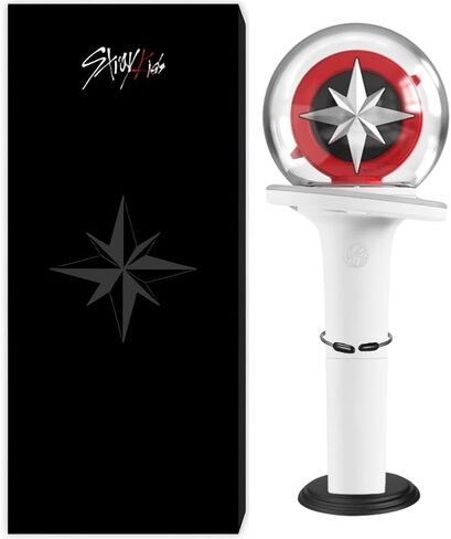 Stray Kids Light Stick Ver 2 Kpop Merch Merchandise (White Display Stand) in Saudi Arabia