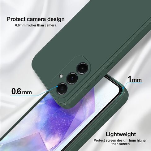 GiiYoon Silicone Case for Samsung Galaxy A15, Off White in Saudi Arabia