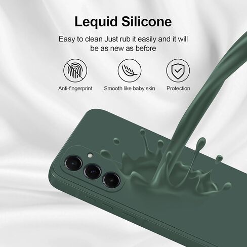 GiiYoon Silicone Case for Samsung Galaxy A15, Off White in Saudi Arabia