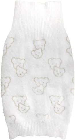 Nourse Chowsing Pure White Turtleneck Dog Sweater - Classic Knit Dog Jumper Coat - Cold Weather Clothes Outfits for Small Dogs (white - S) in Saudi Arabia