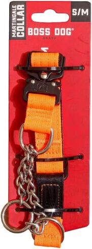 Boss Dog Martingale Collar, Black, Large/X-Large in Saudi Arabia