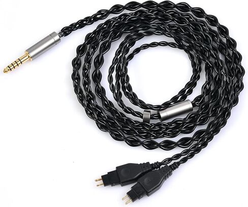 كابل صوت متوازن 3.5 مم من سبائك الزنك والنحاس متوافق مع سماعات Sennheiser HD650 HD660S HD600 HD6XX HD580 HD565 HD545 HD535 (1.5 متر/4.9 قدم) in Saudi Arabia