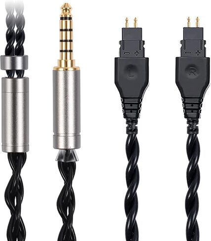 كابل صوت متوازن 3.5 مم من سبائك الزنك والنحاس متوافق مع سماعات Sennheiser HD650 HD660S HD600 HD6XX HD580 HD565 HD545 HD535 (1.5 متر/4.9 قدم) in Saudi Arabia