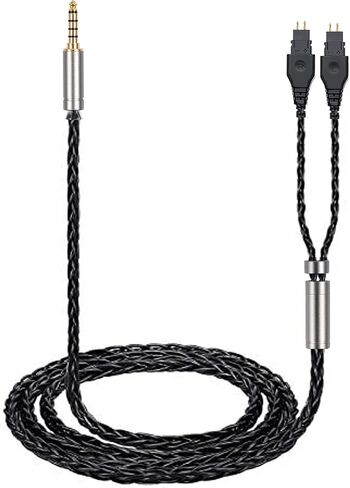 كابل صوت متوازن 3.5 مم من سبائك الزنك والنحاس متوافق مع سماعات Sennheiser HD650 HD660S HD600 HD6XX HD580 HD565 HD545 HD535 (1.5 متر/4.9 قدم) in Saudi Arabia