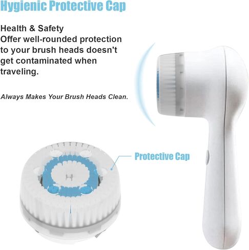 Brushmo Replacement Cleansing Brush Heads Compatible with Sensitive Face Brush Head, 4pack in Saudi Arabia
