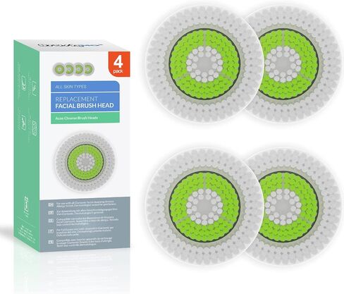 Brushmo Replacement Cleansing Brush Heads Compatible with Sensitive Face Brush Head, 4pack in Saudi Arabia