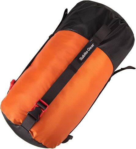 Ultra-light Compression Stuff Sack, 70D Nylon Sleeping Bag Stuff Sack 1L/5L/7L/17L/25L Compression Bag Space Saving Gear for Camping Hiking Backpacking in Kuwait