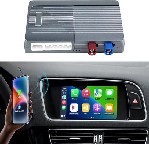 Carplay Android Auto لسيارة Audi A4 A5 S4 S5 RS4 RS5 Q5 2008-2015 مع نظام الوسائط المتعددة 3GMMI، مجموعة تحديث تشغيل السيارة، دعم كاميرا Mirrorlink Siri Navigation in Kuwait
