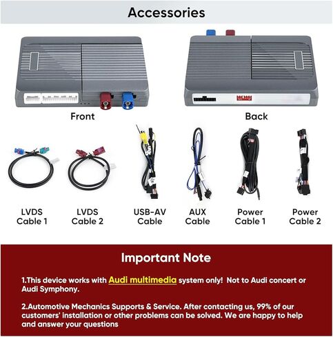 Carplay Android Auto لسيارة Audi A4 A5 S4 S5 RS4 RS5 Q5 2008-2015 مع نظام الوسائط المتعددة 3GMMI، مجموعة تحديث تشغيل السيارة، دعم كاميرا Mirrorlink Siri Navigation in Kuwait