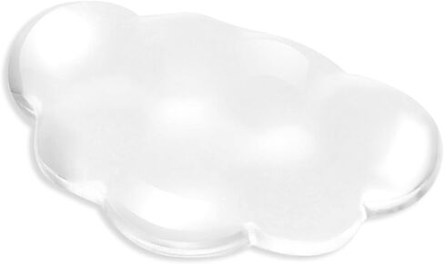 Soft Clear Cloud Wrist Rest Cushion, Cloud Shape Mouse Wrist with Gel-Filled, Transparent Soft Mouse Pad Wrist Support, Mouse Wrist Cushion Support for Office, Home, School Computer Mouse in Saudi Arabia