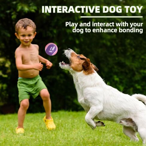 كرات تنس تصدر أصواتًا للكلاب من بوبتيك - ألعاب كرة للكلاب مقاس 2 بوصة للسلالات الصغيرة والمتوسطة، اللعب التفاعلي والتدريب على الجلب، 12 عبوة، متعددة الألوان in Kuwait