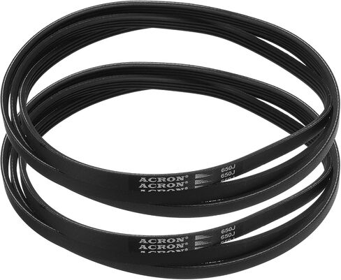 uxcell 2pcs 160J4 Poly V Belt, 4 Ribs PJ V-Ribbed Belt 16" L x 0.37" W x 0.14" T, EPDM Poly V Belt, Multi Wedge Micro V Serpentine Belt in Saudi Arabia