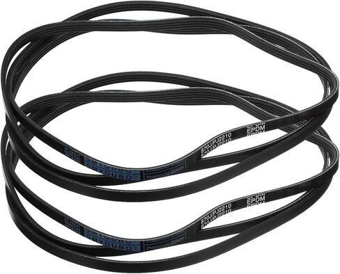 uxcell 2pcs 160J4 Poly V Belt, 4 Ribs PJ V-Ribbed Belt 16" L x 0.37" W x 0.14" T, EPDM Poly V Belt, Multi Wedge Micro V Serpentine Belt in Saudi Arabia