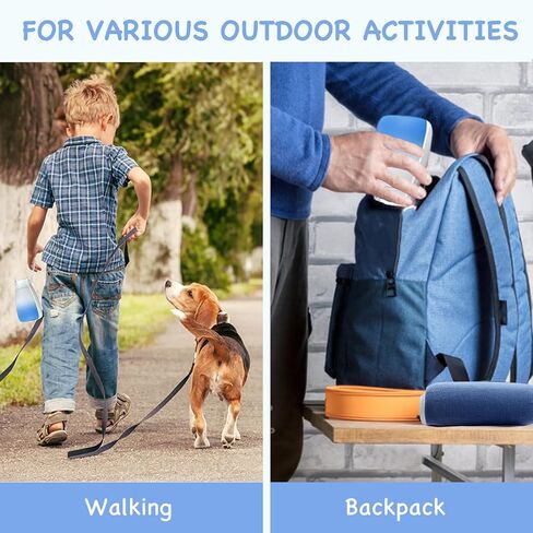 Dog Water Bottle Portable - Food Grade Material, 10Oz Leak Proof Dog Travel Water Bottle, Dog Water Bowl Dispenser, Dog Walking Accessories for Hiking Travelling, Dog Birthday Gifts in Saudi Arabia