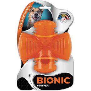 BIONIC Stuffer Treat Dog Toy - High-Visibility Treat Dispenser, Great for Redirected Chewing