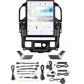 15.6 inch Android 13 Dash IPS Touch Screen, Multimedia Player Car Radio Stereo GPS Navigation for Chevrolet Silverado GMC Sierra 2019-2022, Android Auto and CarPlay Upgrade