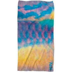 Thin Lightweight Parrot Fish Recycled Plastic Travel Beach Towel Double-Sided Quick Dry Absorbent Compact for Easy Pack Swimming