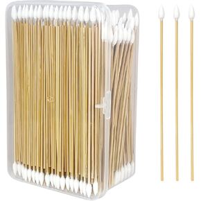 Gun Cleaning Swabs - 6 Inch Long Cotton Swabs with Pointed Tips - Perfect Addition to Gun Cleaning Kits - Handgun, Rifle and Pistol Cleaning & Maintenance Tools