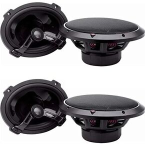 Rockford Fosgate T1692 Power 6"X9" 2-Way Full-Range Speaker (2 Pair Bundle)