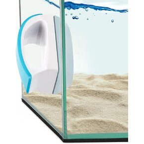 Jor Magnetic Scrubber for Aquarium Fish Tank, Anti-Scratch Glass Scraper, Keep Hands Dry, Non-Slip, Self-Floating Strong Cleaning Magnet, Precision Spot Aquarium Glass Cleaner for Acrylic Tanks