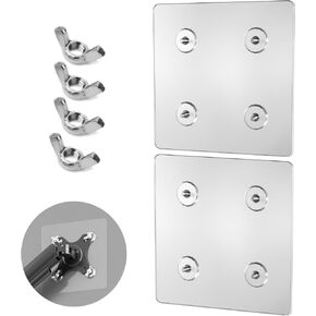 Non VESA Monitor Mount Adapter - 2PCS/LOT 100x100 mm VESA Adaptor Mount for Monitor Without Holes for 24,27,32 inch Flat Panel Monitors Load Capacity 11-22lbs