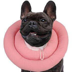 Soft Dog Cone for Small Medium Dogs and Cats, Dog Recovery Collar, Waterproof Elizabeth Collar Alternative After Surgery, Comfy Protective Neck Donut, Adjustable Pet Collar Anti-Licking Biting Wounds