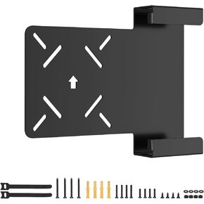 Docking Station Mount for Dell D3100 D6000 Docking Station Wall VESA and Under Desk Mount for Dell Docking Station Can be Connected to The Monitor Arm Mount for Dell Docking Station with Cable Ties