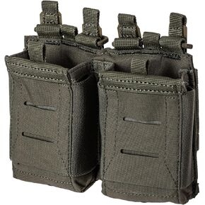 5.11 Tactical Flex Double AR Mag Pouch 2.0 - Versatile Flex-HT Mounting Holster, Concealed Retention, Waterproof Straps, 1 SZ, Style 56754ABR