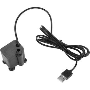 Aquarium Pump Mini USB DC5V 1W Micro Submersible Mini Silent Pump for Fountain Aquarium Circulating
