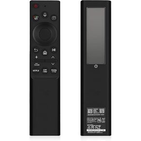 BN59-01357A Solar Voice Remote for Samsung, Self-Charging Smart TV Remote Control, USB-C Rechargeable,VG-TM2180ES/ZA, Black