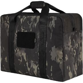 Military Duffle Bag, 52L Heavy Duty Extra Large Army Duffle Bag, Tactical Duffle Bag for Shooting Camping Hiking Traveling Stealth Survival & More (CP Camo)